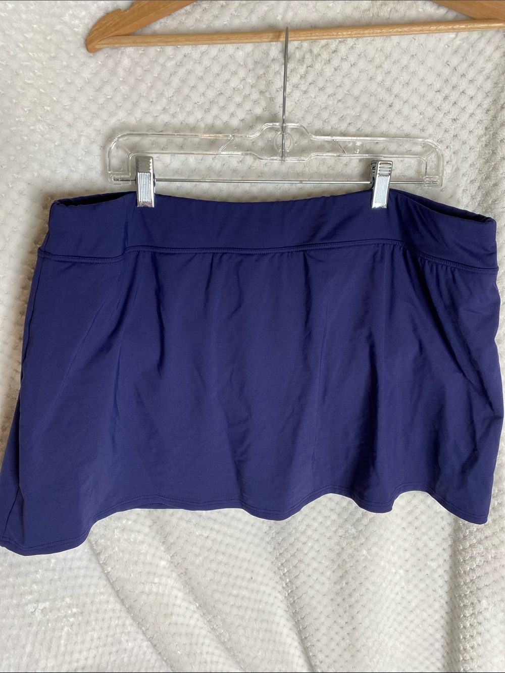 Lands' End Blue Swim Skort Bathing Suit Bottoms